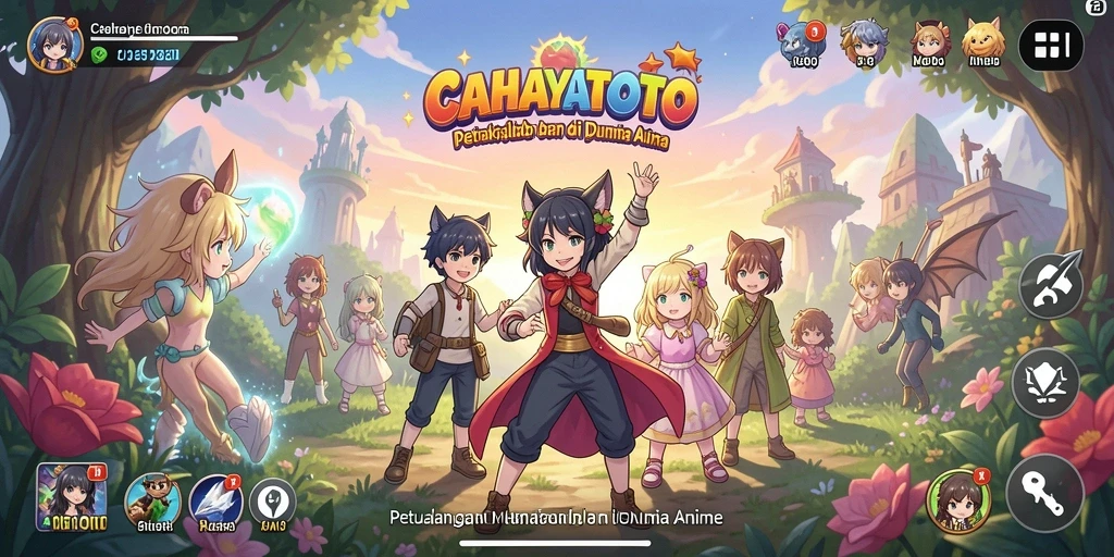 Tampilan gameplay CAHAYATOTO menonjolkan aksi dan karakter yang menawan.