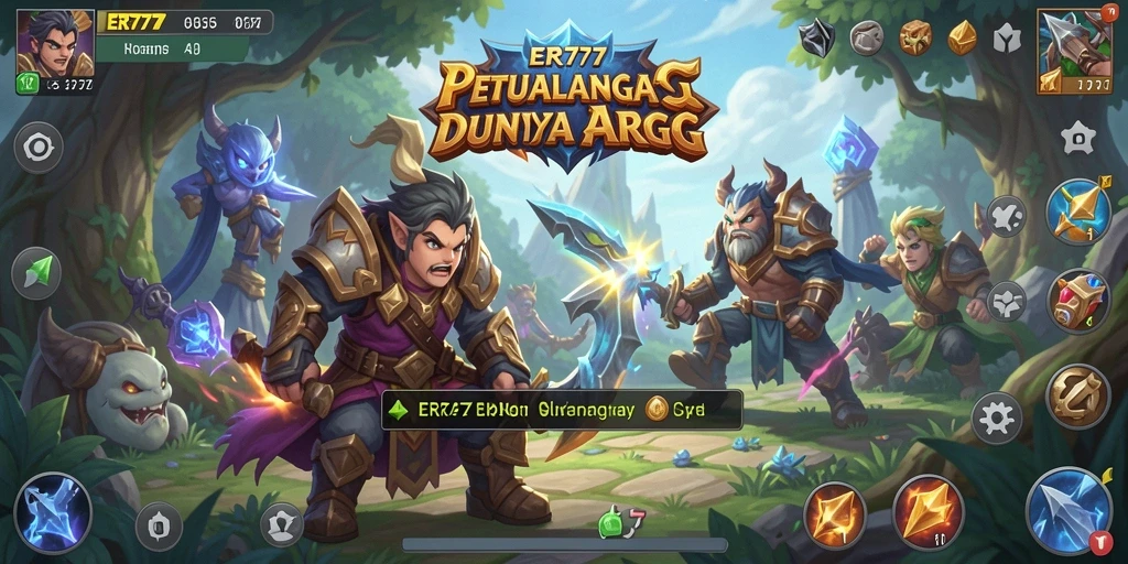 Tampilan gameplay menarik dari ER777 dalam dunia ARPG.