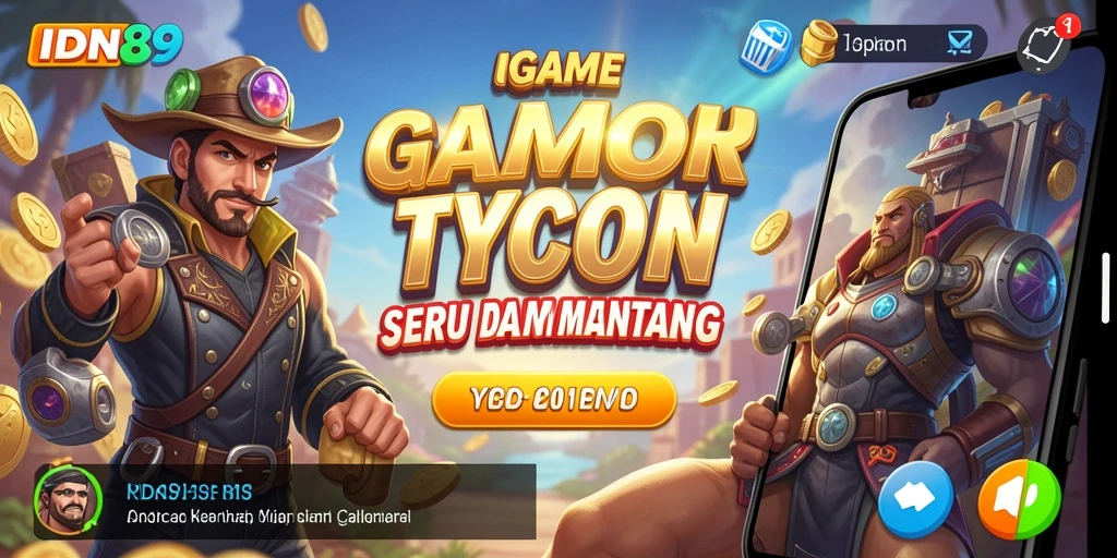 Tampilan gameplay seru dan dinamis dari IDN89.