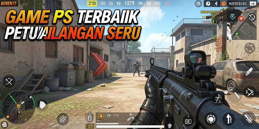 Tangkapan layar KEREN77 menampilkan aksi seru dalam permainan FPS.