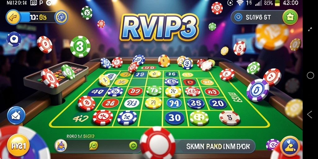 Tampilan gameplay Bingo yang seru di RVIP3.