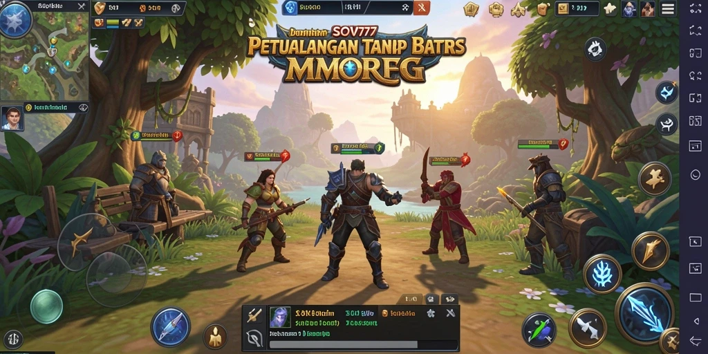 Tampilan utama gameplay SOV777 yang penuh petualangan dan aksi.
